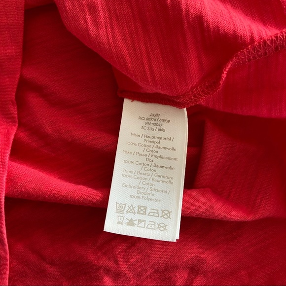 Boden Eyelet Trimmed Tank Sz 10 - Picture 4 of 6